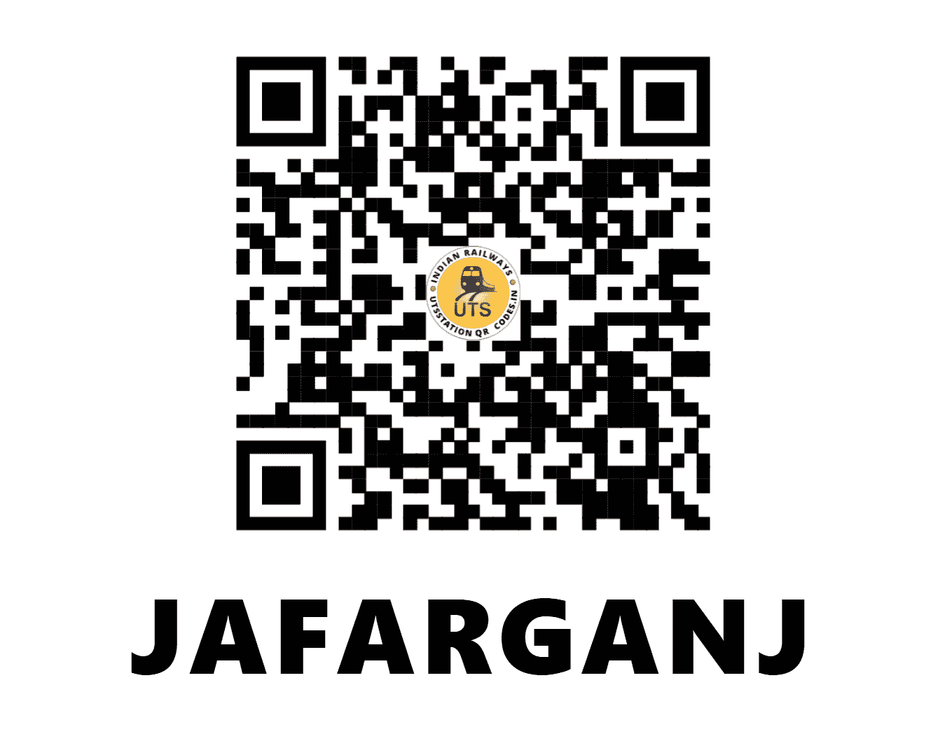 UTS QR Code for JAFARGANJ - JFG (NR - UTTAR PRADESH)